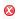 Small red circle with white X indicating a syntax error in the Eclipse editor
